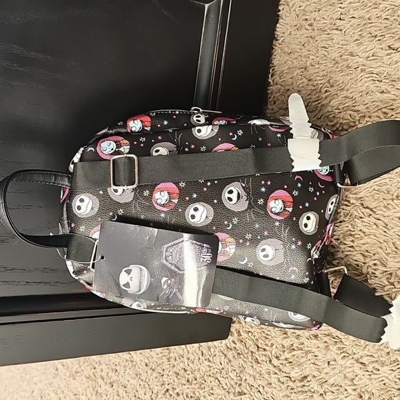 NWT Disney Bag Nightmare Before Christmas Mini Backpack Purse Jack Sally - Picture 4 of 6
